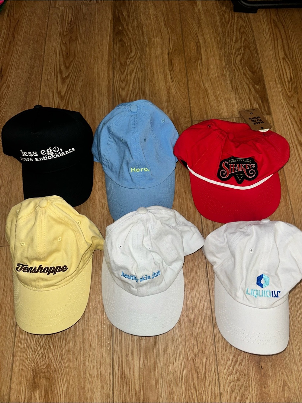 Shakey's Red Cap new with tag hat bundle